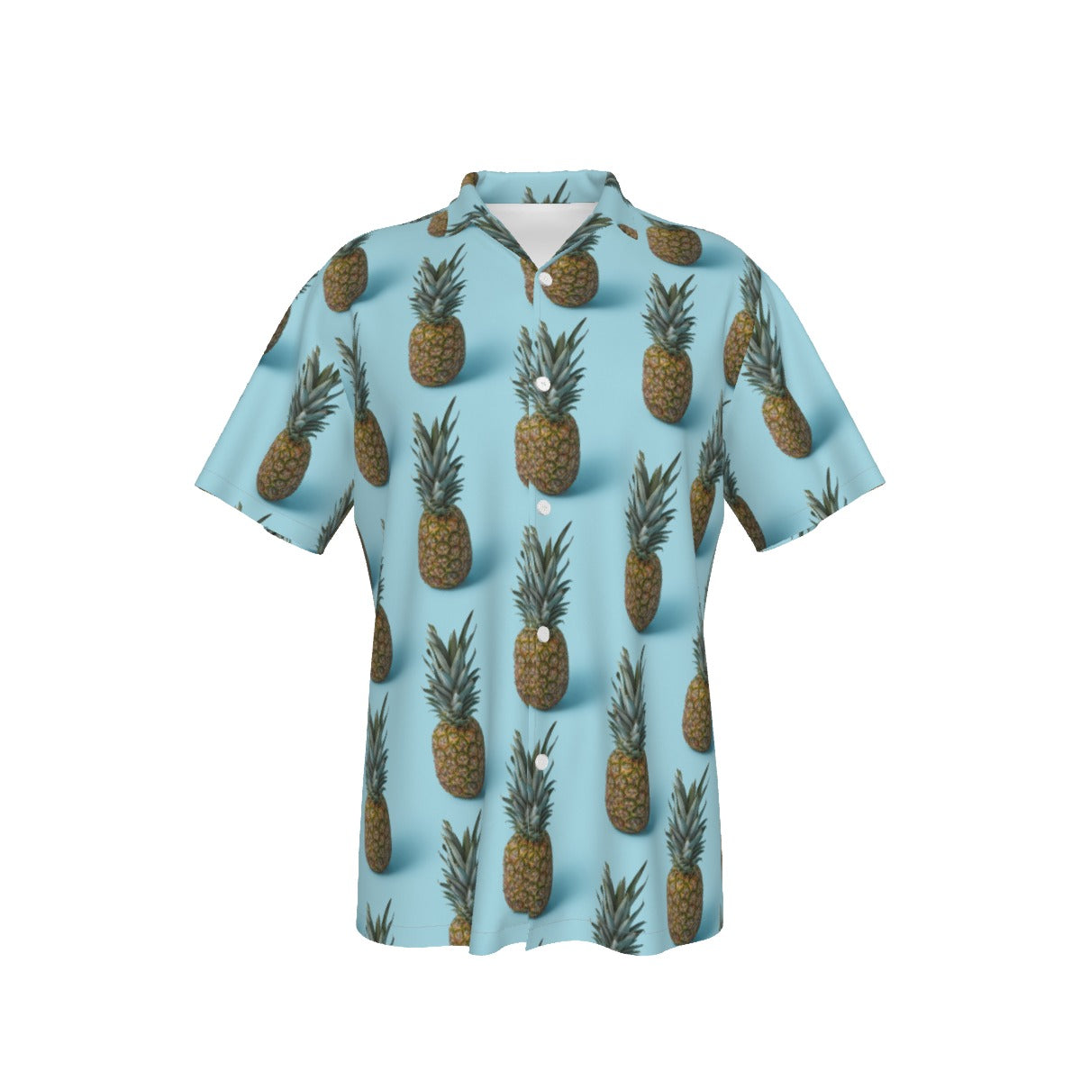 Pineapple Print Classic Men's Hawaiian Shirt