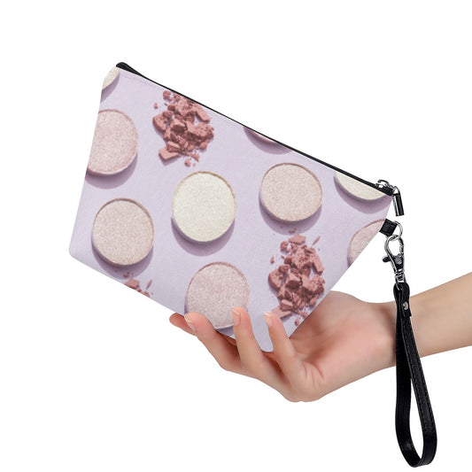 Cosmetic Bag With Black Hand Strap