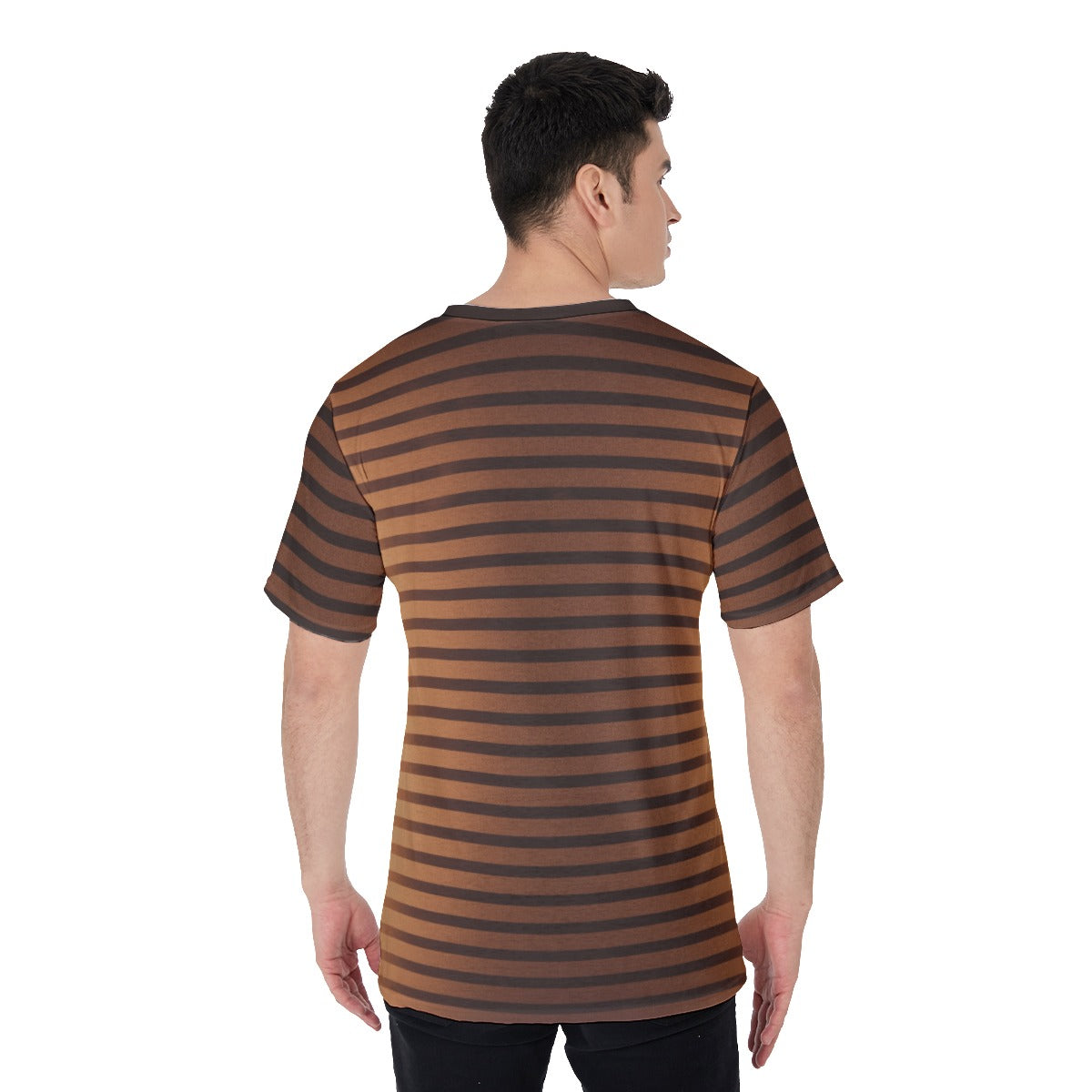 Striped V-Neck T-Shirt