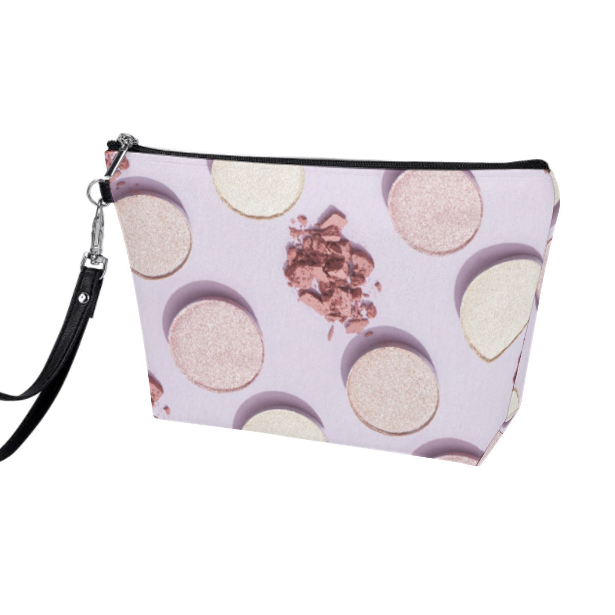 Cosmetic Bag With Black Hand Strap