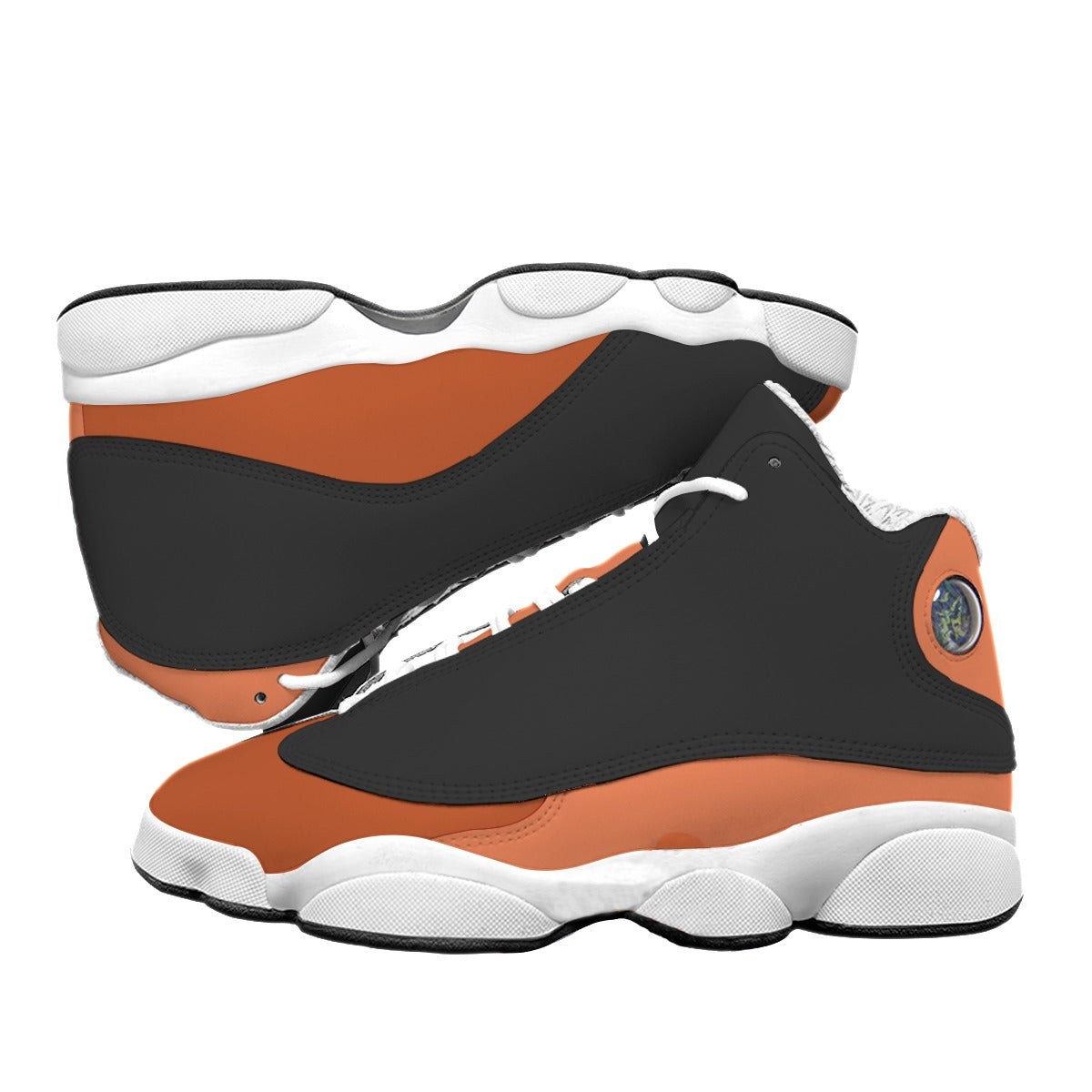 Men's Curved Basketball Shoes With Thick Soles