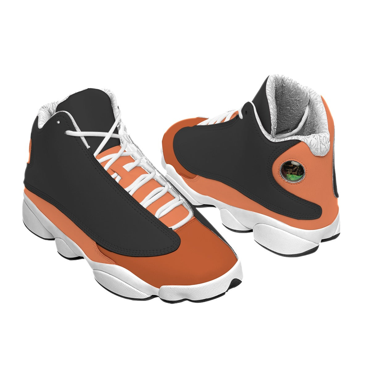 Men's Curved Basketball Shoes With Thick Soles