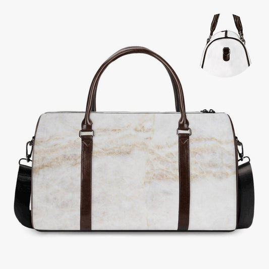 Marble Print Classic Duffle Bag