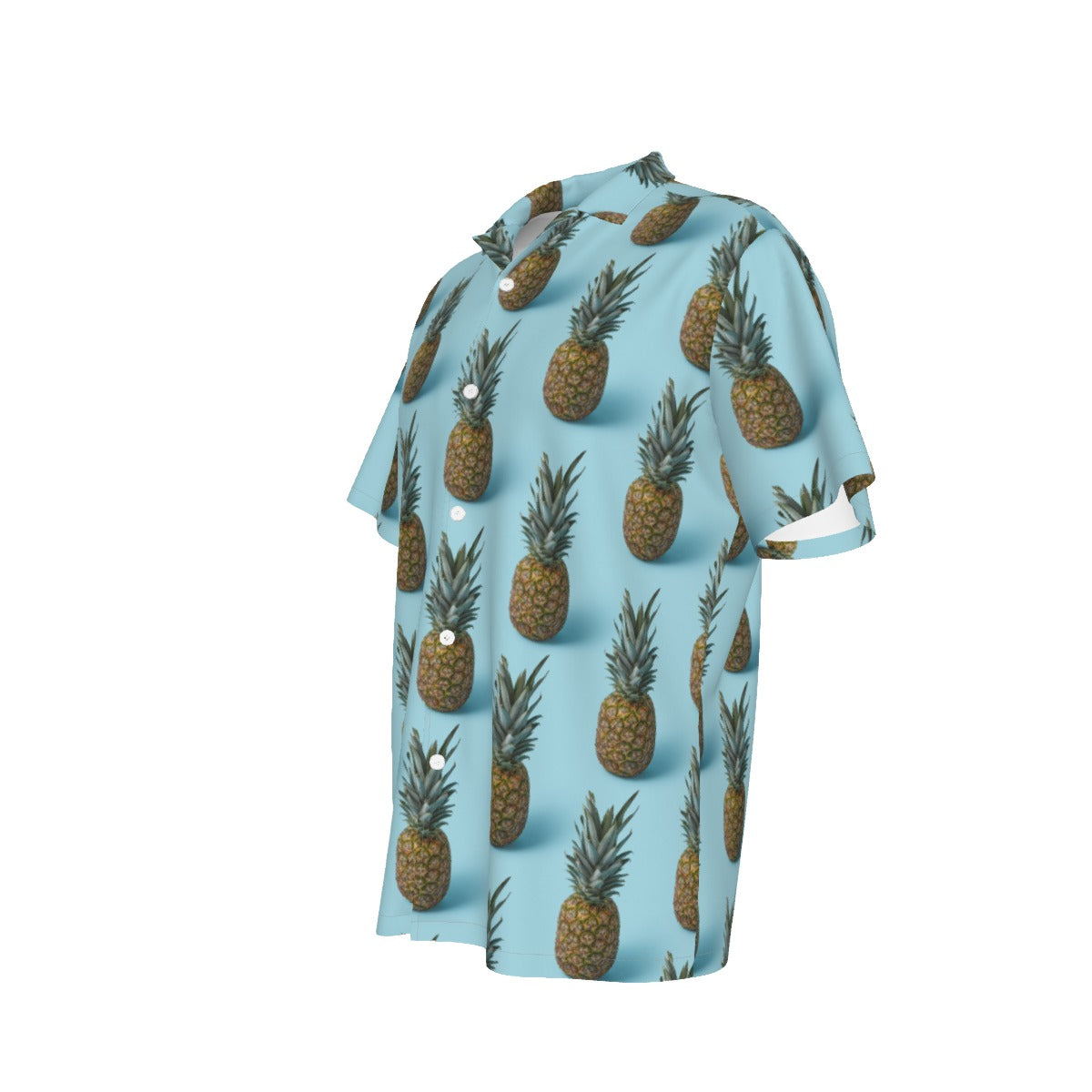 Pineapple Print Classic Men's Hawaiian Shirt