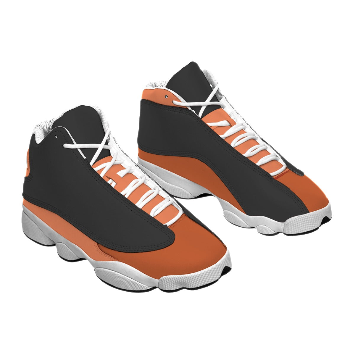Men's Curved Basketball Shoes With Thick Soles