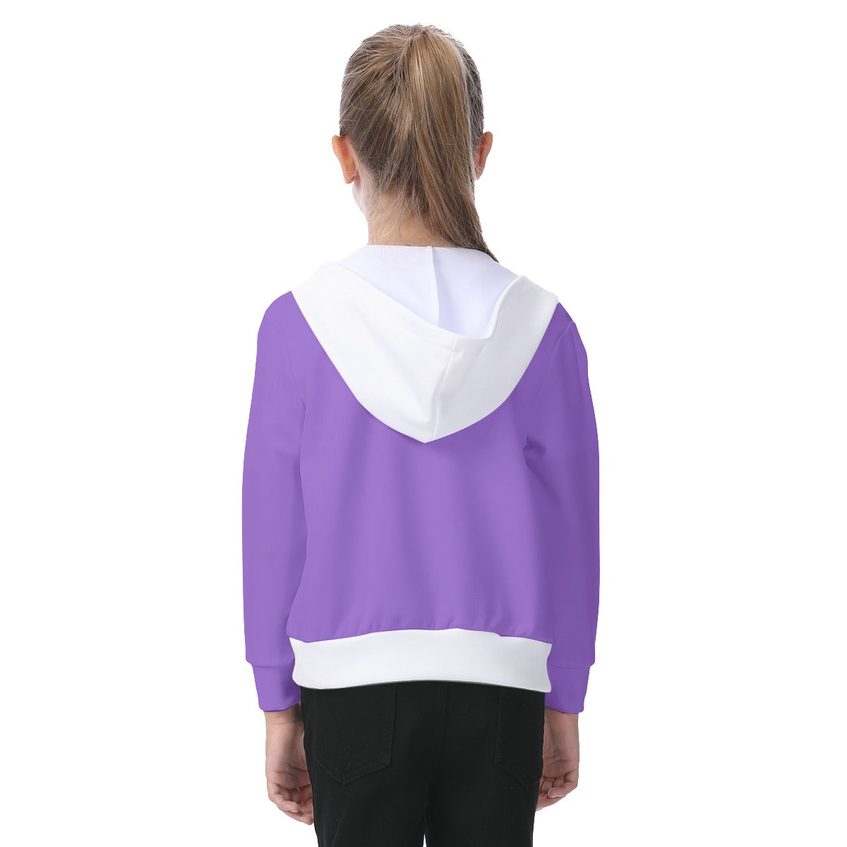Kid's Zip-up Hoodie With Patch Pocket