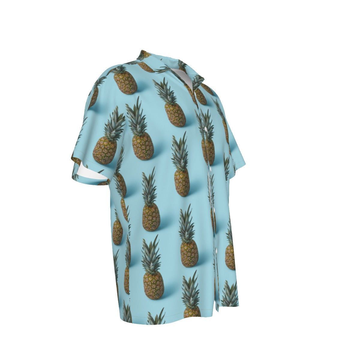 Pineapple Print Classic Men's Hawaiian Shirt