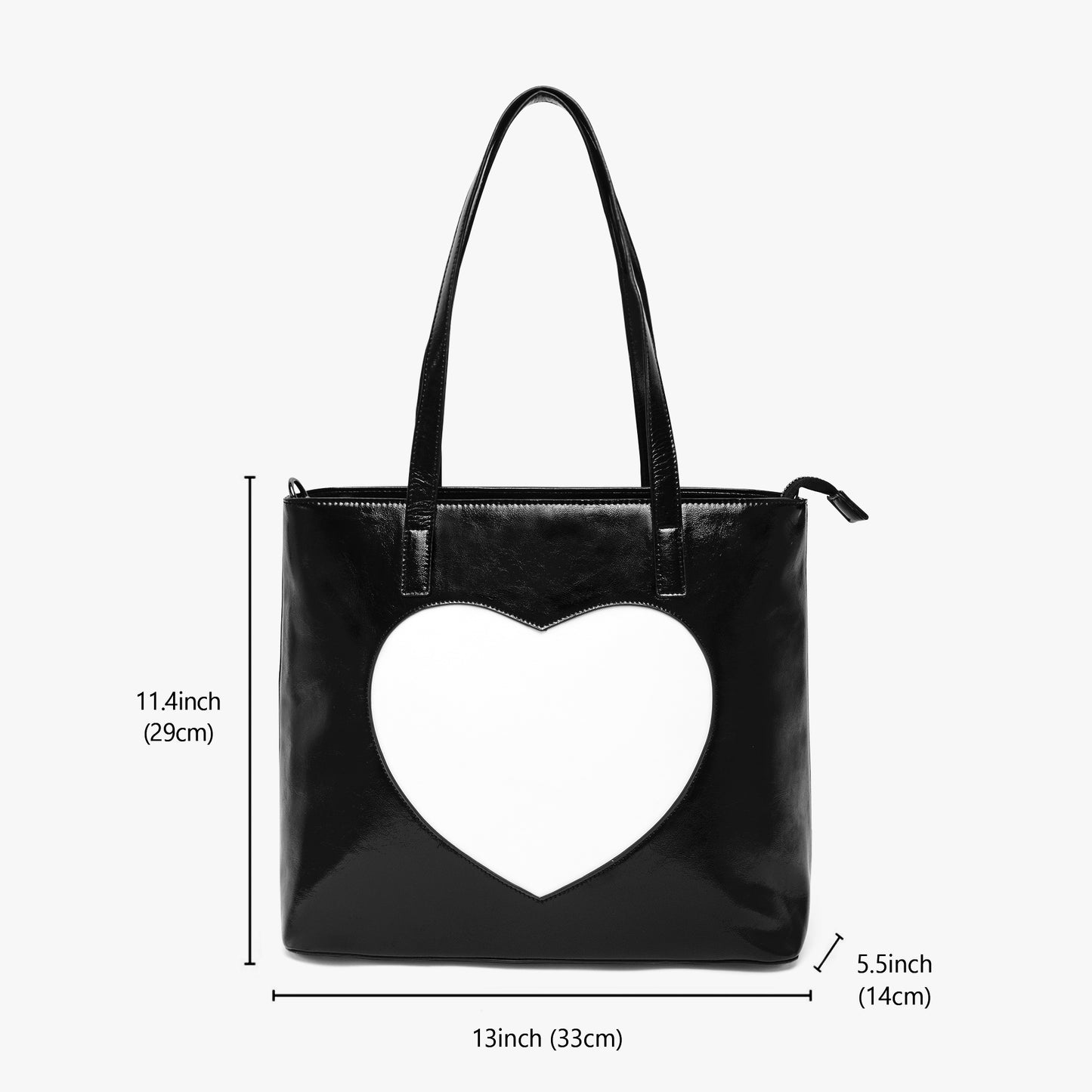 Hot Pink Glitter Print Tote Bag